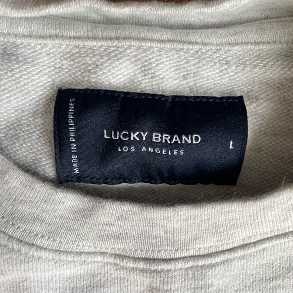 Lucky Brand 100% Cotton USA Flag Crewneck | men’s large - Picture 5 of 8